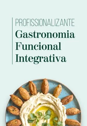 Capa do Profissionalizante em Gastronomia Funcional Integrativa