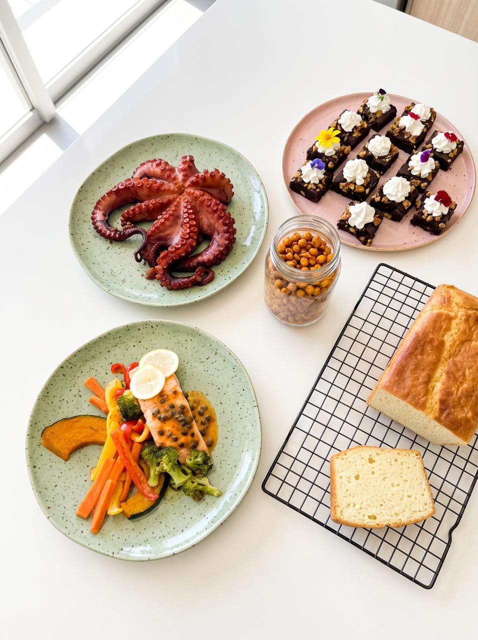 Os pratos do Chef do Futuro: polvo, brownie de abobrinha, salmão e pão sem glúten